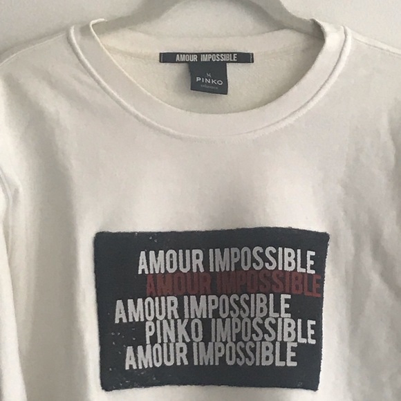 Pinko Amour Impossible Sweatshirt - Picture 2 of 4